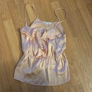 Ballet slipper color pink satin-y top